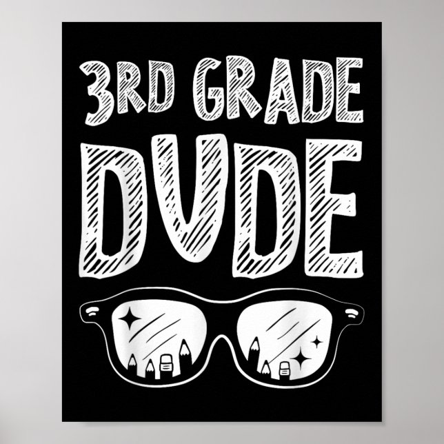 Poster Cara de aluno da 3ª série de volta às aulas divert (Frente)