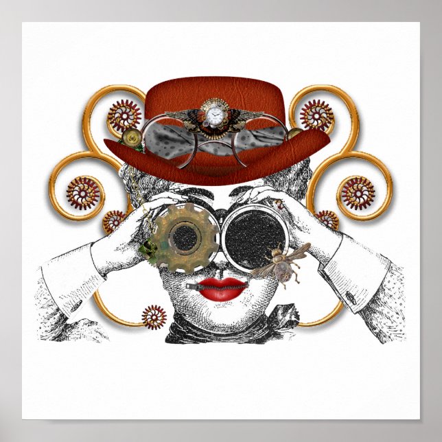 Pôster cara de galo-galo (Frente)