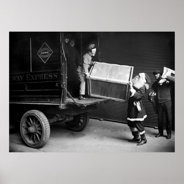 Pôster Cara de Natal assustador, 1920 (Frente)