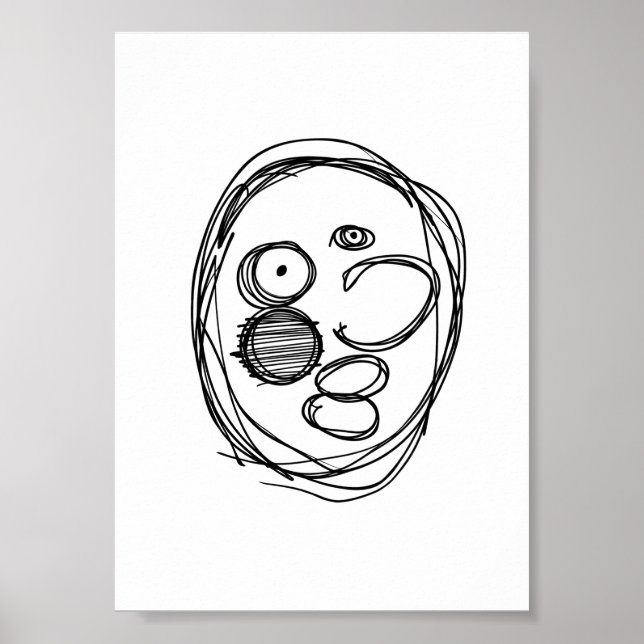 Poster Cara desarrumada (Frente)
