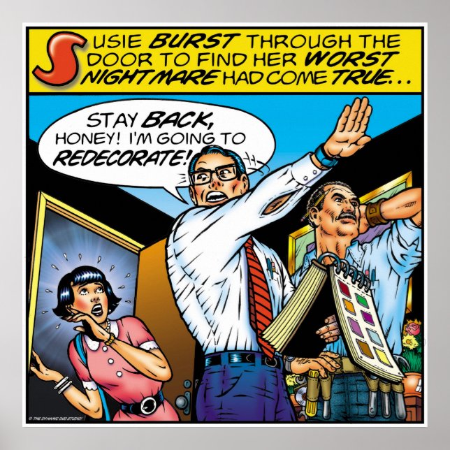 Pôster Cara do decorador (Frente)