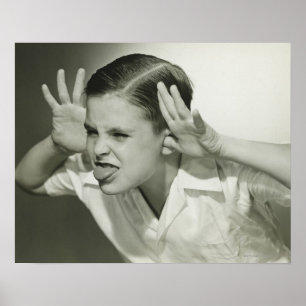 Poster Cara do fazer do menino