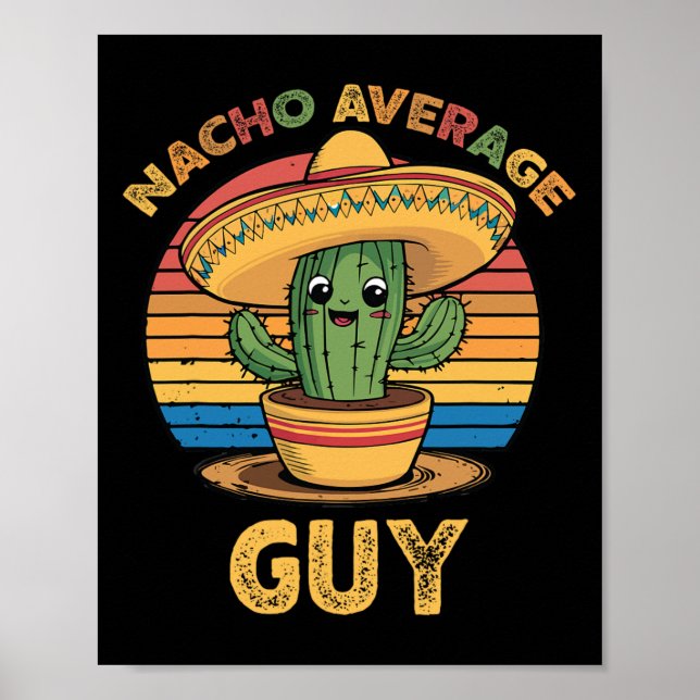 Poster Cara Não Média Mexicana Cinco De Maio Engraçado  (Frente)