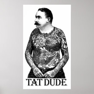 Pôster Cara Tatuada