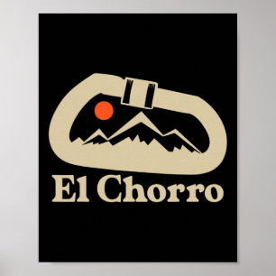 Poster Carabiner Amante de Escalada El Chorro Espanha 