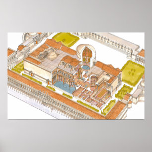 Poster Caracalla baths Roma