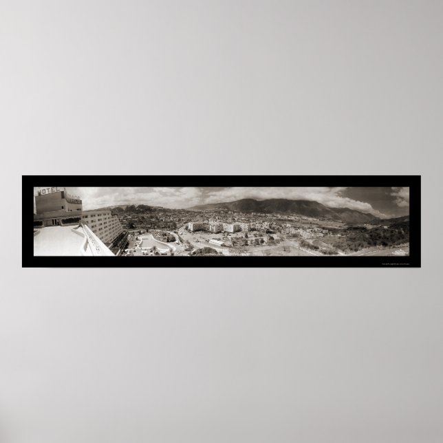 Pôster Caracas Venezuela Foto 1958 (Frente)