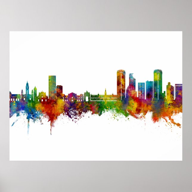 Poster Caracas Venezuela Skyline (Frente)