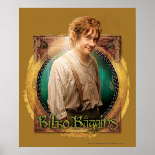 Pôster Caractere BILBO BAGGINS™ com nome