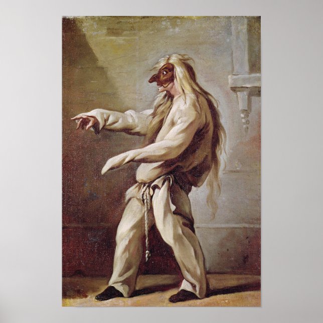 Pôster Caractere do Commedia dell'Arte (Frente)