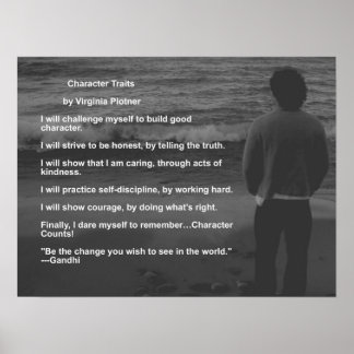 Pôster Caractere Traits por Virginia Plotner