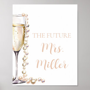 Poster Caramelo Dourado Elegante e Futuro Prosecco