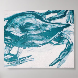 Pôster caranguejo azul