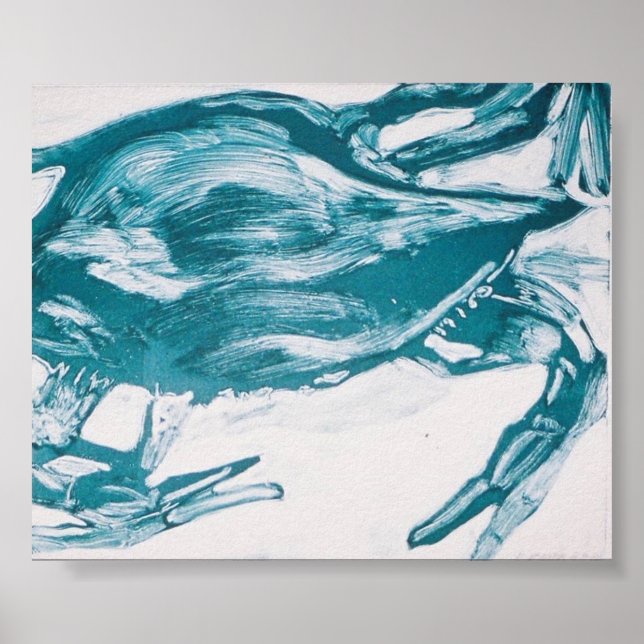 Pôster caranguejo azul (Frente)