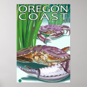 Poster Caranguejo da costa de Oregon