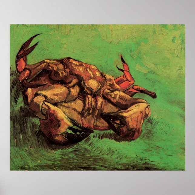 Poster Caranguejo de Costas de Vincent van Gogh (Frente)