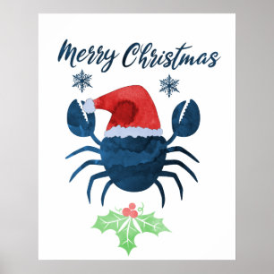 Poster Caranguejo de Natal