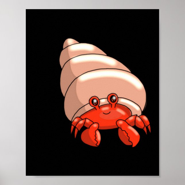 Poster Caranguejo Feliz Pequeno (Frente)
