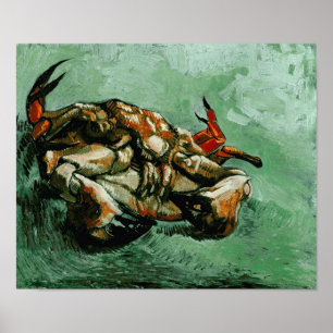 Pôster Caranguejo nas costas (F605) Van Gogh Belas Artes