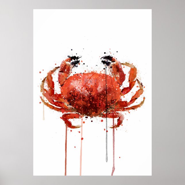 Poster Caranguejo Vermelho (Frente)