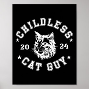 Poster Caras De Gato Sem Fios Para Presidente Kamala