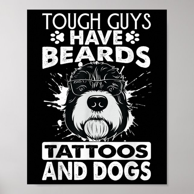 Poster Caras Duras Têm Tatuagens E Cães (Frente)