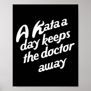 Poster Caratê. Shotokan Karate Dojo tradicional