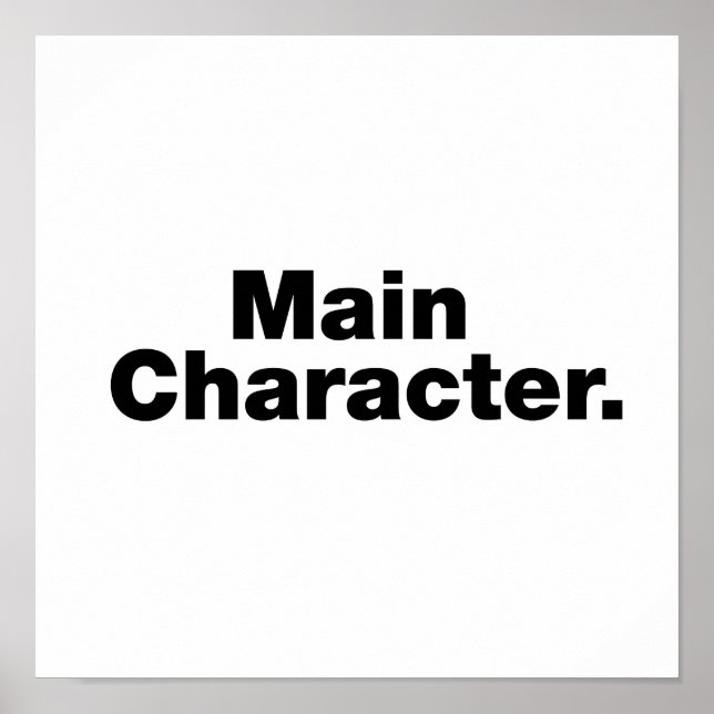 Poster Caráter principal (Frente)