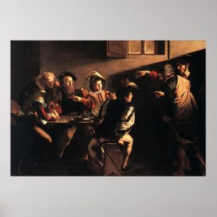 Pôster Caravaggio a chamada de St Matthew