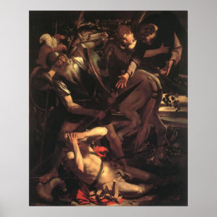 Poster Caravaggio a conversão de St Paul