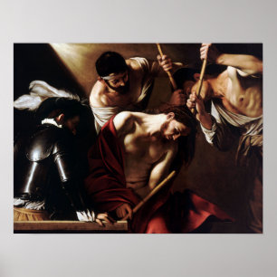 Poster Caravaggio a coroação com espinhos