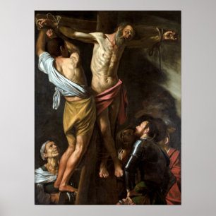 Poster Caravaggio A Crucificação do Santo Andrew