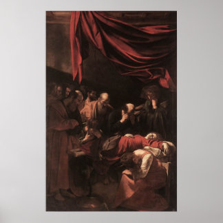 Pôster Caravaggio A Morte Da Virgem