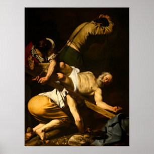 Poster Caravaggio - Crucificação Do Santo Peter 1601