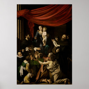 Poster Caravaggio - Madona Do Rosário