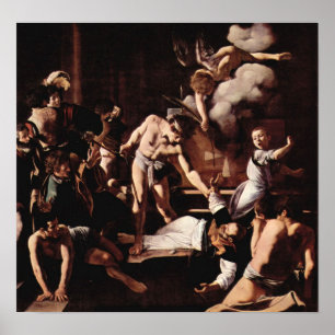 Pôster Caravaggio-Martírio de St Matthew