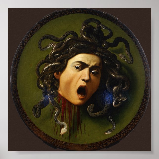 Poster Caravaggio Medusa Fine Art (Frente)