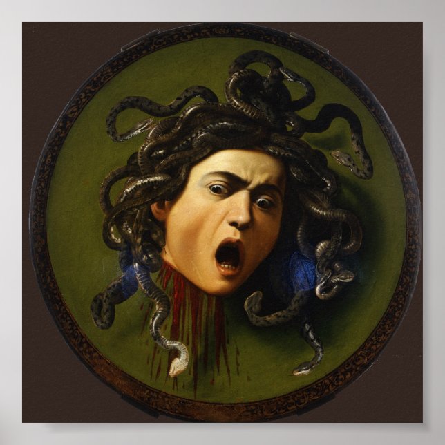 Poster Caravaggio Medusa Fine Art (Frente)