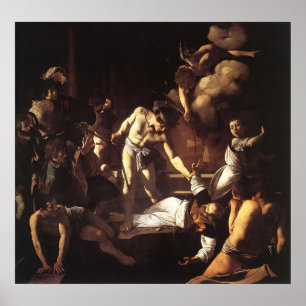 Pôster Caravaggio o martírio de St Matthew
