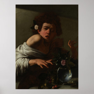 Poster Caravaggio - Rapaz Mordido Por Um Lizard