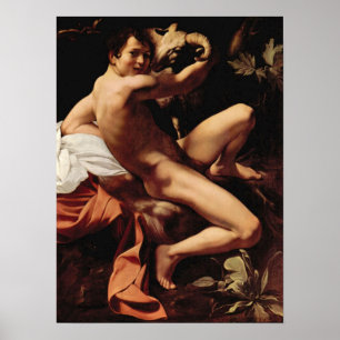 Pôster Caravaggio-Rua. John The Baptist