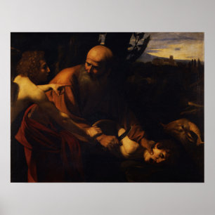 Poster Caravaggio - Sacrifício de Isaac