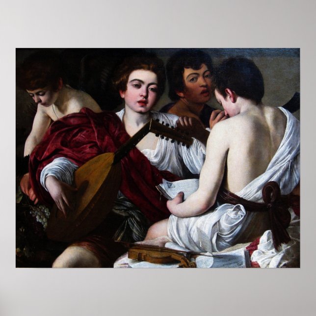 Poster Caravaggio - The Musician (Frente)