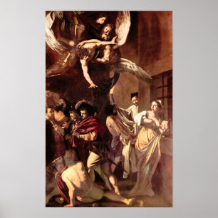 Pôster Caravaggio-The sete trabalhos do compaixão