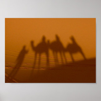 Pôster CARAVAN SHADOW, Deserto do Sara, Marrocos