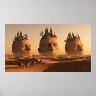 Poster Caravana de Almas Perdidas no Deserto de Seda