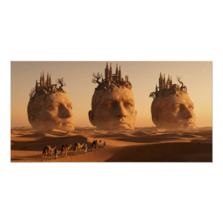 Pôster Caravana de Almas Perdidas no Deserto de Seda