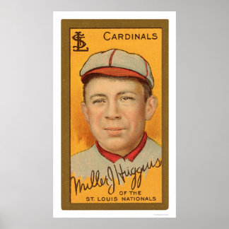 Poster Cardeais Miller Huggins Baseball 1911