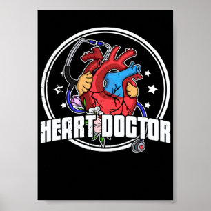 Poster Cardiologia Cardiologista Cardiografo Enfermeira P