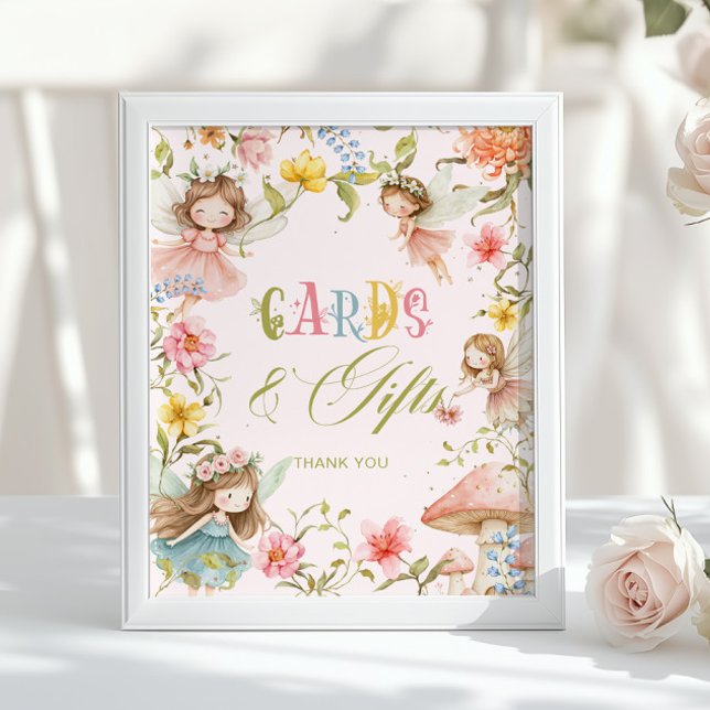 Poster Cards and Gifts Fairy First Enchanted Birthday (Criador carregado)